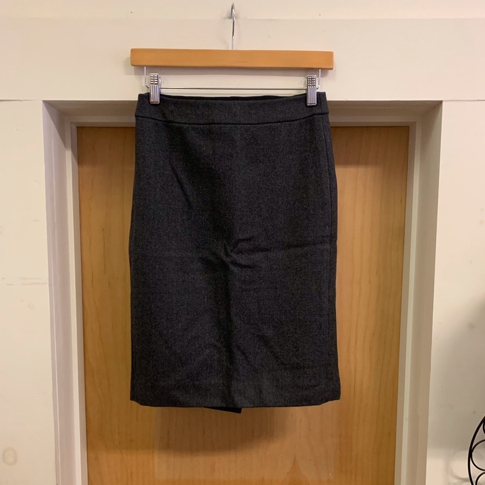 J. Crew Gray Pencil Skirt Size 0